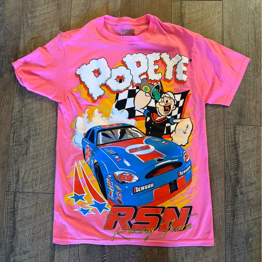 Pink Popeye Racing T-Shirt